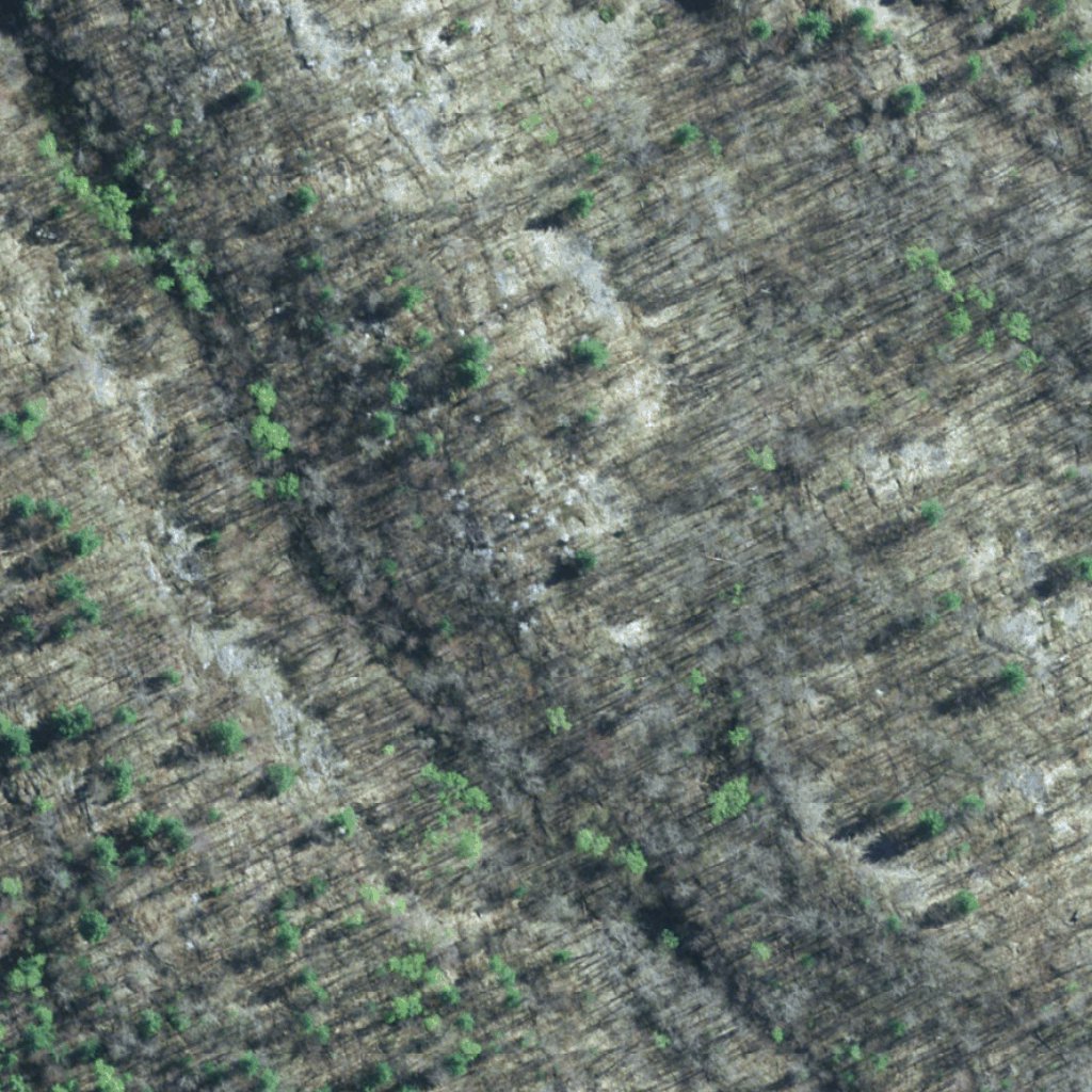 Devil' s Lake (Lutterworth Lake) Bare Imagery Map by 40 Degrees North ...