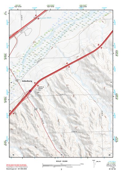 40102NE Page 7 Julesburg Topo Preview 1