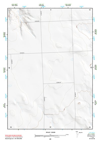 40102NE Page 21 Julesburg Topo Preview 1