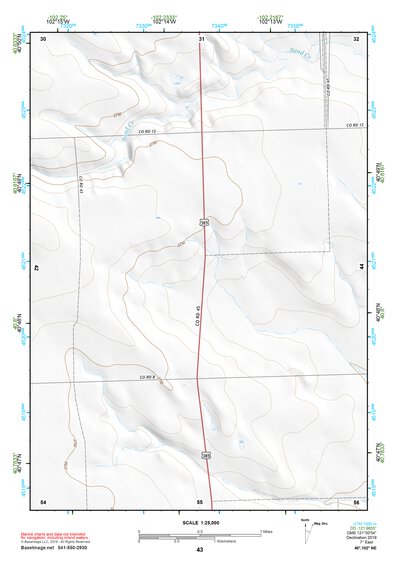 40102NE Page 43 Julesburg Topo Preview 1
