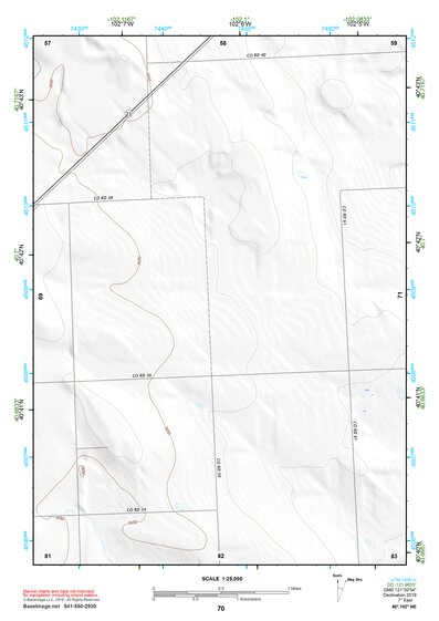 40102NE Page 70 Julesburg Topo Preview 1