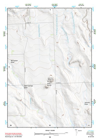 40102NW Page 18 Julesburg Topo Preview 1