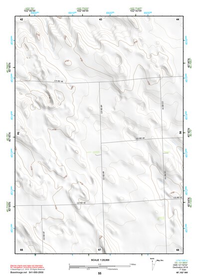 40102NW Page 55 Julesburg Topo Preview 1