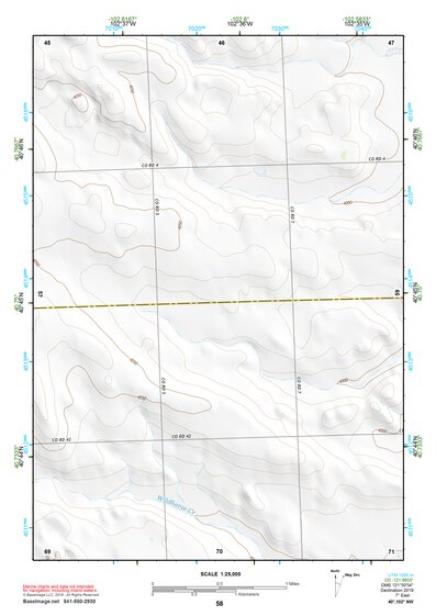 40102NW Page 58 Julesburg Topo Preview 1