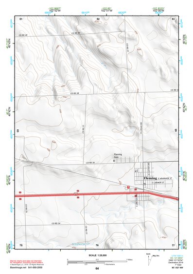 40102NW Page 64 Julesburg Topo Preview 1