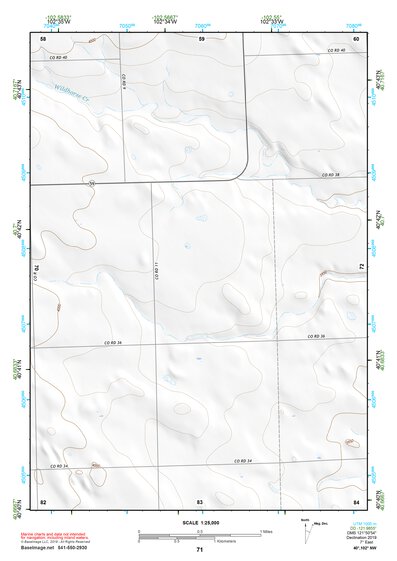 40102NW Page 71 Julesburg Topo Preview 1
