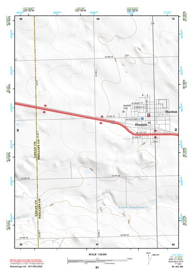 40102NW Page 81 Julesburg Topo Preview 1
