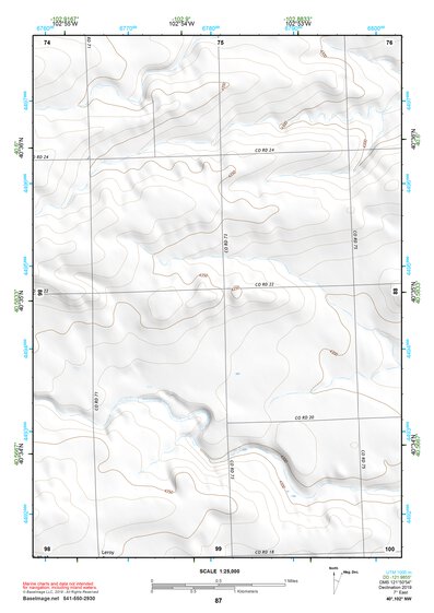 40102NW Page 87 Julesburg Topo Preview 1