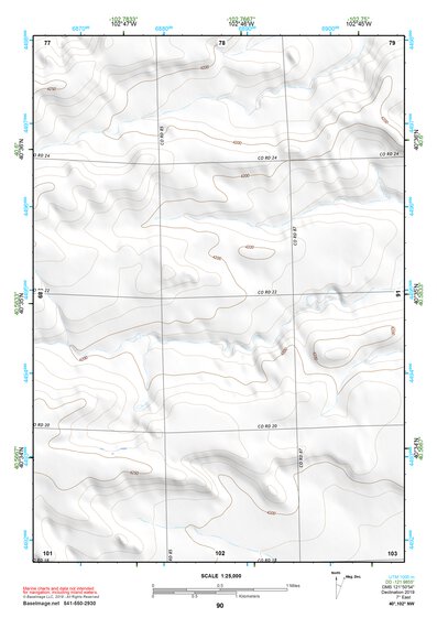 40102NW Page 90 Julesburg Topo Preview 1