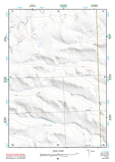 40102NW Page 92 Julesburg Topo Preview 1