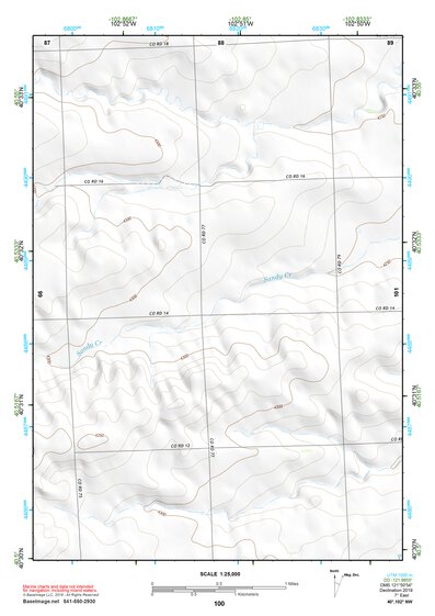 40102NW Page 100 Julesburg Topo Preview 1