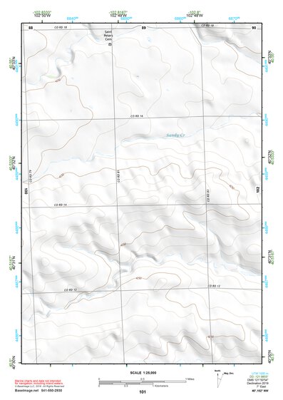 40102NW Page 101 Julesburg Topo Preview 1