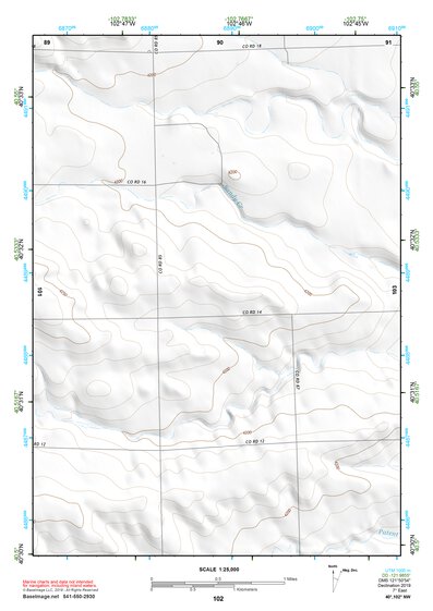 40102NW Page 102 Julesburg Topo Preview 1