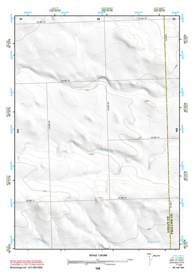 40102NW Page 104 Julesburg Topo Preview 1