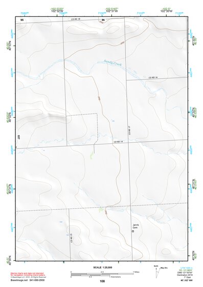 40102NW Page 108 Julesburg Topo Preview 1