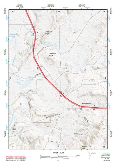 40105NE Page 43 Fort Collins Topo Preview 1