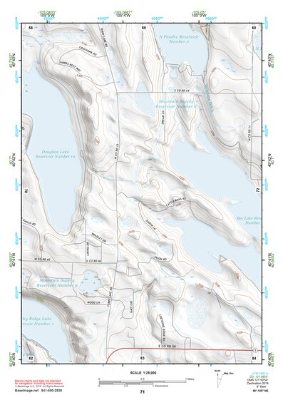 40105NE Page 71 Fort Collins Topo Preview 1