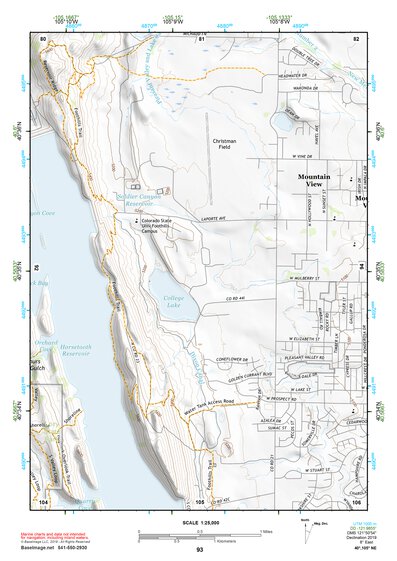 40105NE Page 93 Fort Collins Topo Preview 1