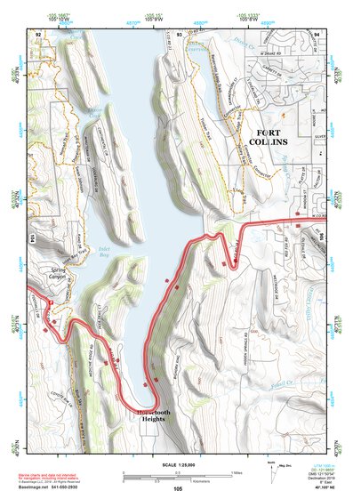 40105NE Page 105 Fort Collins Topo Preview 1