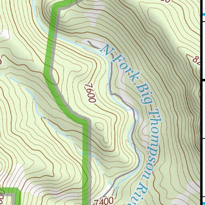 40105SE Page 1 Estes Park Topo Preview 3