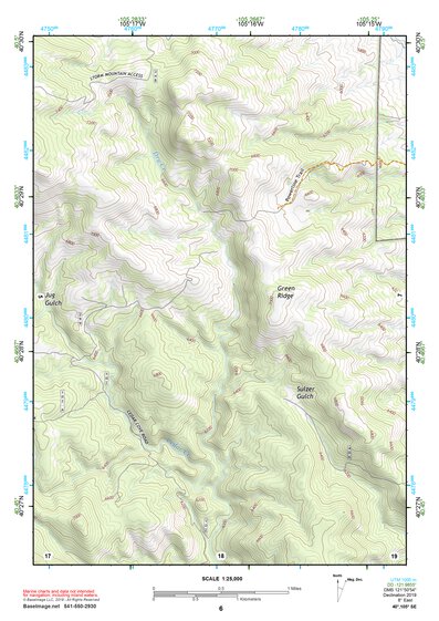 40105SE Page 6 Estes Park Topo Preview 1