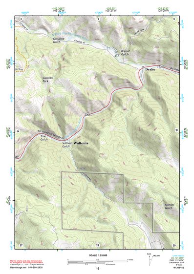 40105SE Page 16 Estes Park Topo Preview 1