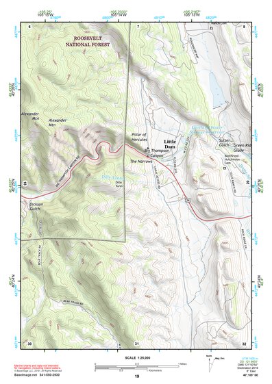 40105SE Page 19 Estes Park Topo Preview 1
