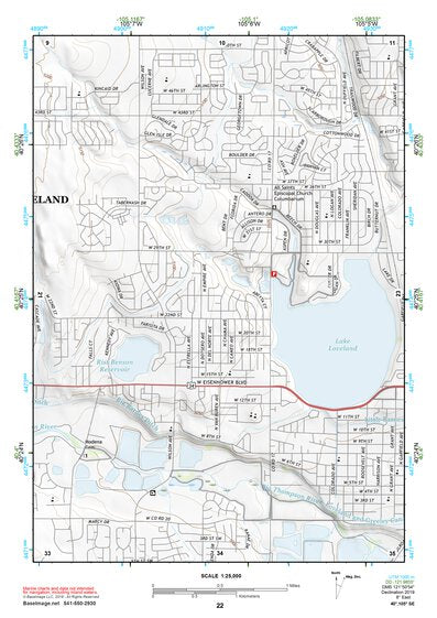 40105SE Page 22 Estes Park Topo Preview 1