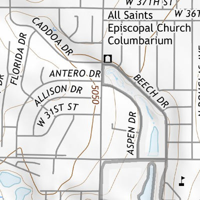 40105SE Page 22 Estes Park Topo Preview 3