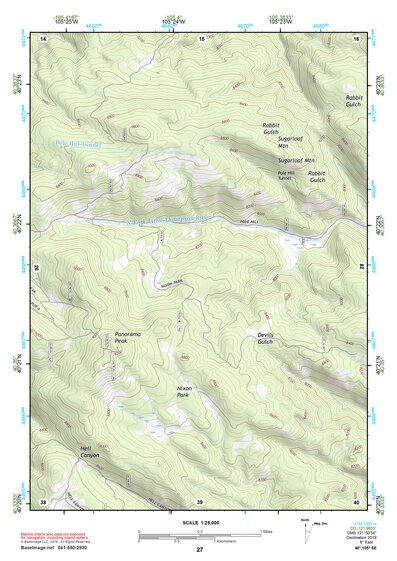 40105SE Page 27 Estes Park Topo Preview 1