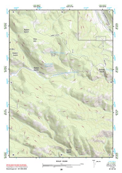 40105SE Page 28 Estes Park Topo Preview 1