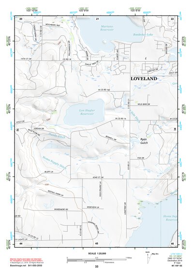 40105SE Page 33 Estes Park Topo Preview 1