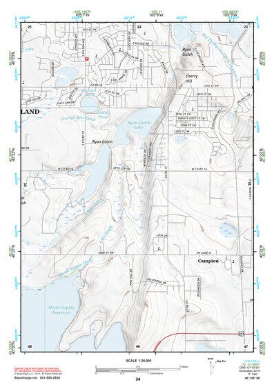 40105SE Page 34 Estes Park Topo Preview 1