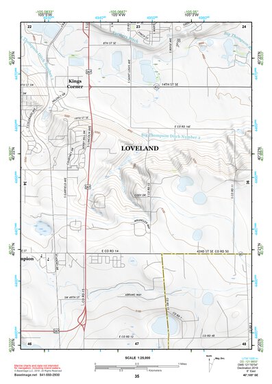 40105SE Page 35 Estes Park Topo Preview 1