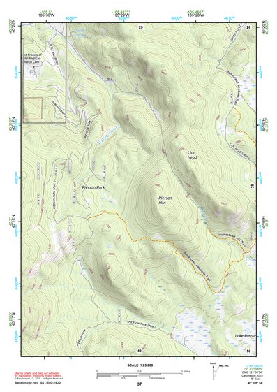 40105SE Page 37 Estes Park Topo Preview 1