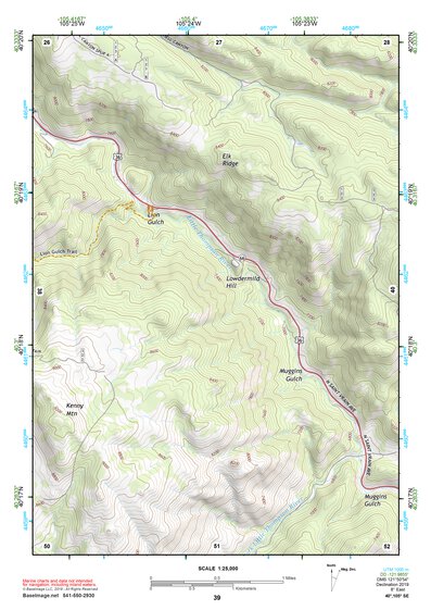 40105SE Page 39 Estes Park Topo Preview 1