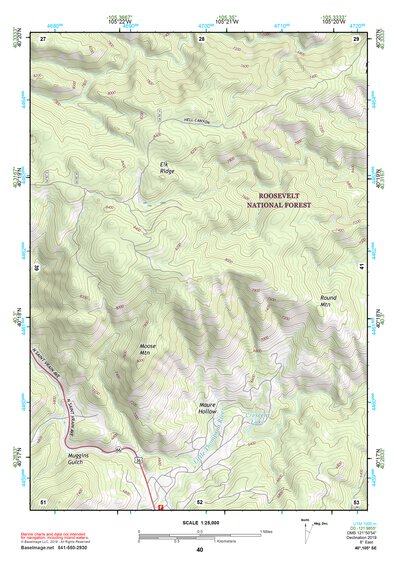 40105SE Page 40 Estes Park Topo Preview 1