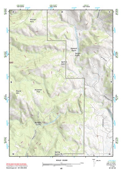 40105SE Page 41 Estes Park Topo Preview 1