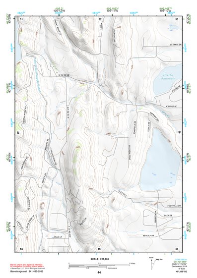 40105SE Page 44 Estes Park Topo Preview 1
