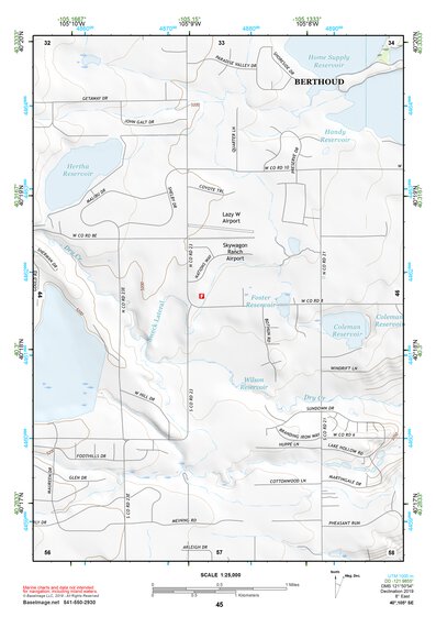 40105SE Page 45 Estes Park Topo Preview 1