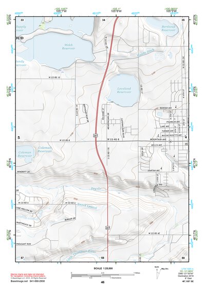 40105SE Page 46 Estes Park Topo Preview 1