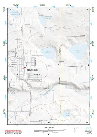 40105SE Page 47 Estes Park Topo Preview 1