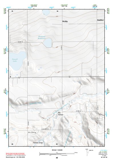 40105SE Page 48 Estes Park Topo Preview 1