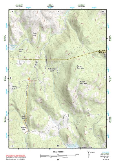 40105SE Page 51 Estes Park Topo Preview 1