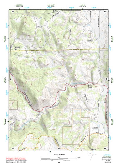 40105SE Page 53 Estes Park Topo Preview 1