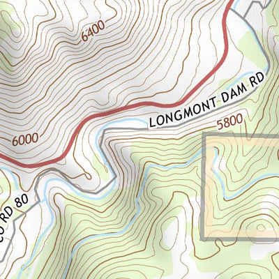 40105SE Page 53 Estes Park Topo Preview 3