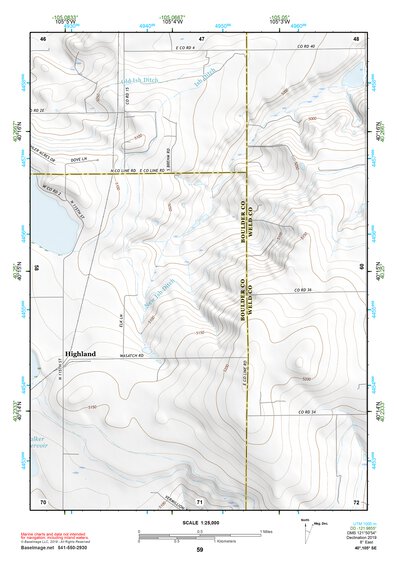 40105SE Page 59 Estes Park Topo Preview 1