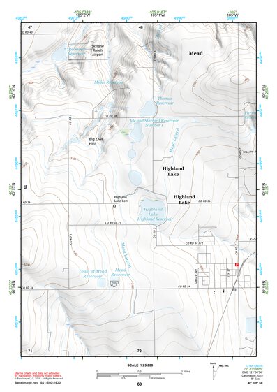 40105SE Page 60 Estes Park Topo Preview 1