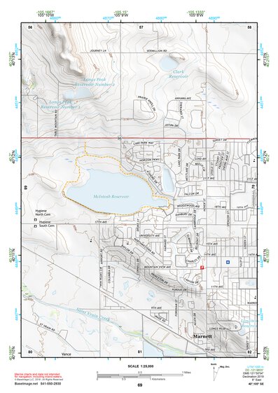 40105SE Page 69 Estes Park Topo Preview 1