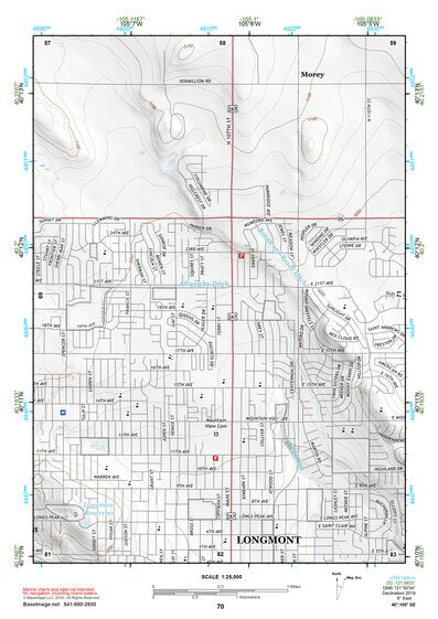 40105SE Page 70 Estes Park Topo Preview 1